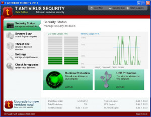 T Antivirus Security - náhled