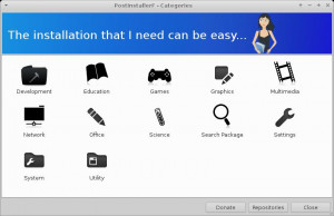 PostInstallerF - náhled
