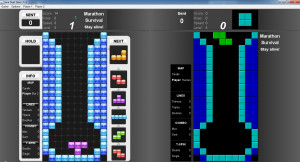 Java Duel Tetris - náhled