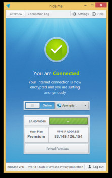 hide.me VPN - náhled