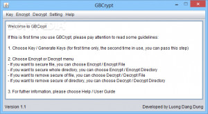 GBCrypt - náhled