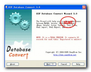 ESF Database Convert - náhled