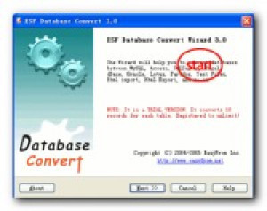ESF Database Convert - náhled