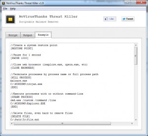 NoVirusThanks Threat Killer - náhled