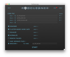 PodCleaner - náhled