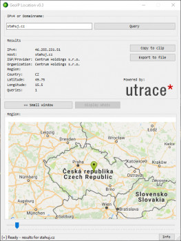 GeoIP Location - náhled