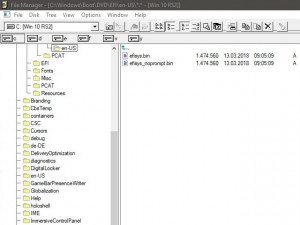Windows File Manager - náhled
