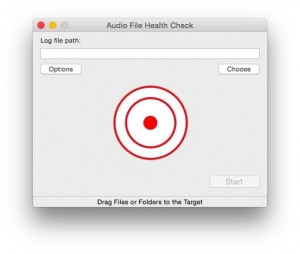 Audio File Health Check - náhled