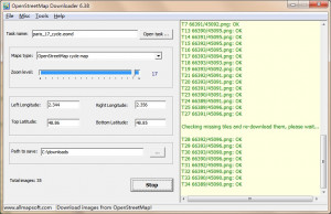 OpenstreetMap Downloader - náhled
