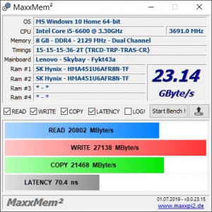 MaxxMem2 - náhled