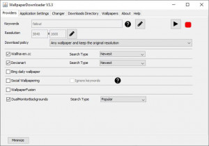 WallpaperDownloader - náhled
