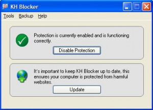 KH Blocker - náhled