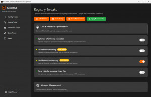 TweakHub - náhled