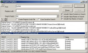 Registry Replace - náhled