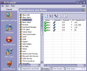 R-Firewall - náhled