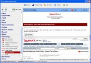 RSS Newsreader - náhled