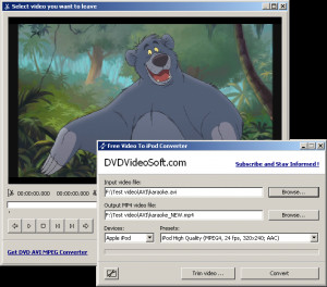 Free Video to iPod and PSP Converter - náhled