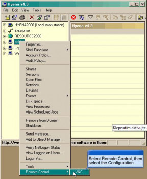 SystemTools Remote Control Manager - náhled