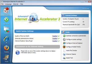 Ashampoo Internet Accelerator - náhled