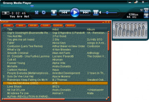 Groovy Media Player - náhled