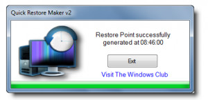 Quick Restore Maker - náhled