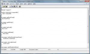 Andron's Text Editor - náhled