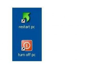 A Shutdown Restart PC Desktop Icons - náhled