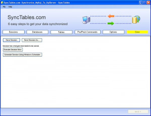 SyncTables - náhled