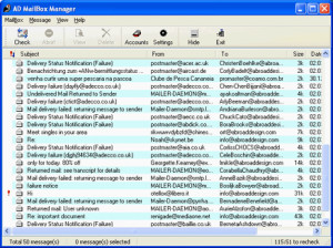 AD MailBox Manager - náhled
