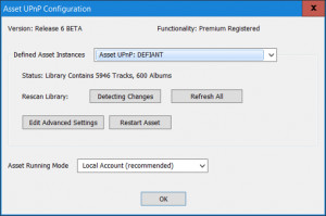 Asset UPnP - náhled