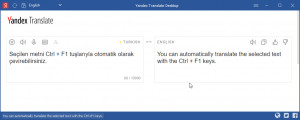Yandex Translate Desktop - náhled