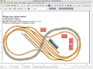 XTrackCAD Model RR Track Planner - náhled