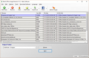 Batch Extract Images from Office - náhled