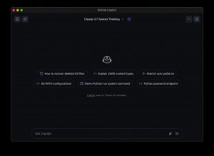GitHub Copilot App - náhled