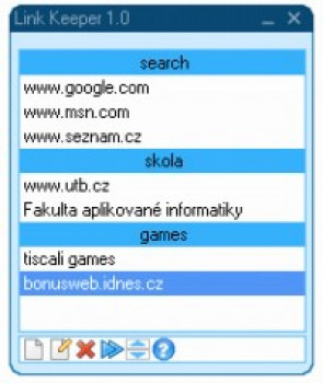 Link Keeper - náhled