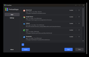 PreloadApps - náhled