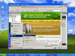 Remote Desktop Control - náhled