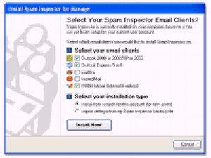 Spam Inspector - náhled