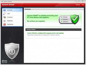 System Shield Antivirus& AntiSpyware  - náhled