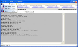 The Personal FTP Server - náhled