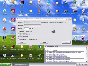 Yahoo! Mail Checker - náhled