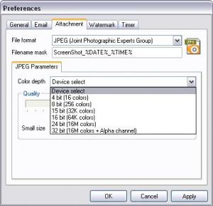 ScreenShot2Email - náhled