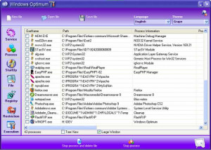 Windows Optimum - náhled