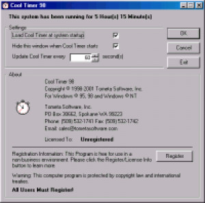 Cool Timer 98 - náhled