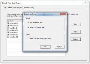 GiliSoft Free Disk Cleaner - náhled