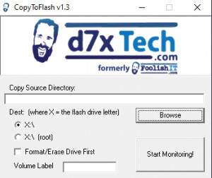 CopyToFlash - náhled
