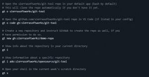 Git Tool - náhled