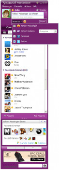Yahoo! Messenger - náhled