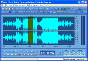 Color7  Music Editor - náhled