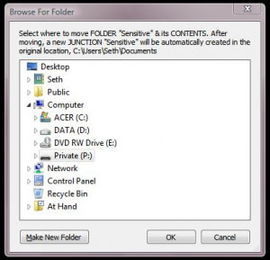 Folder2Junction - náhled